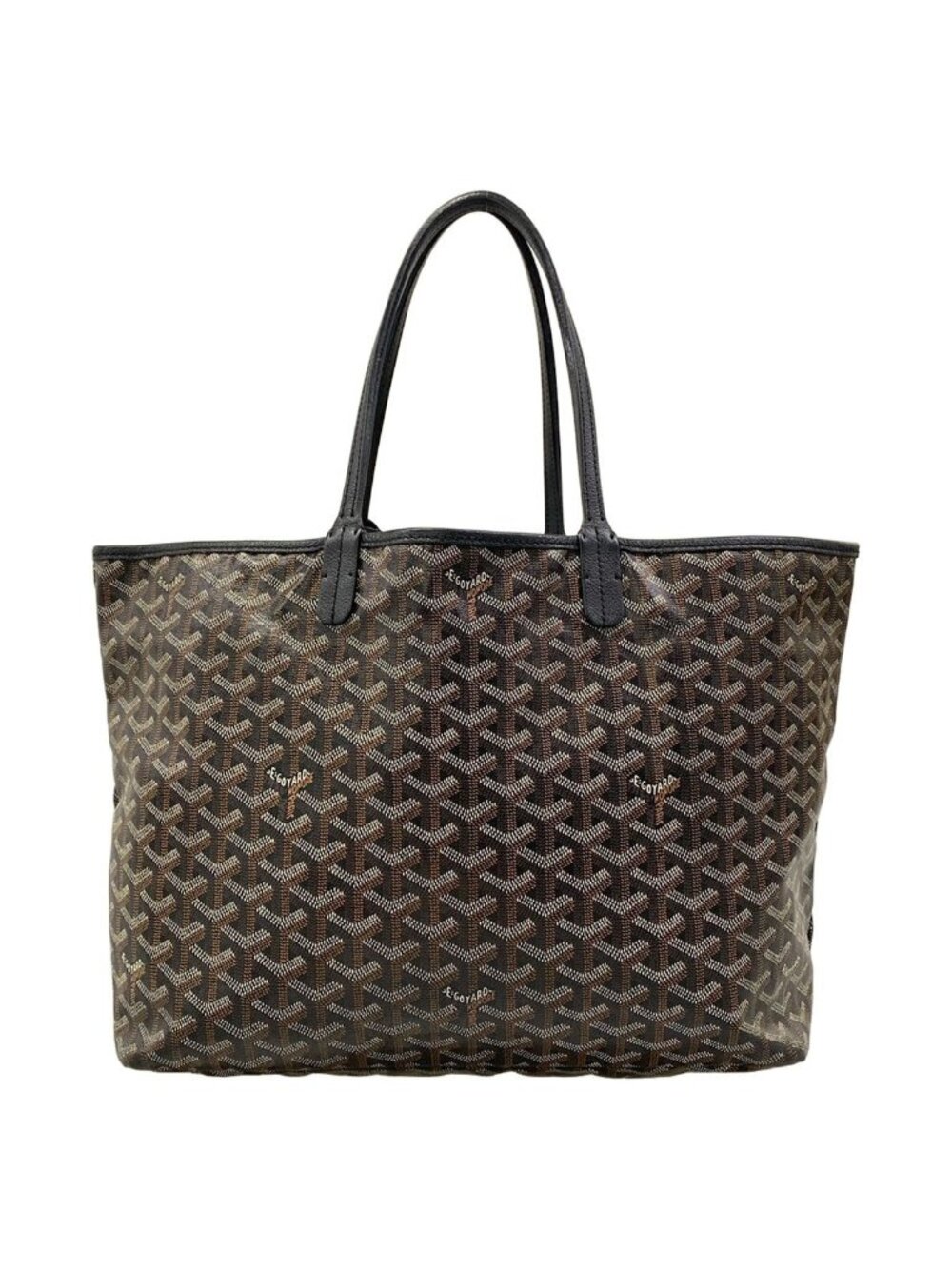 Goyard Tote Bag Saint Louis PM Black Leather